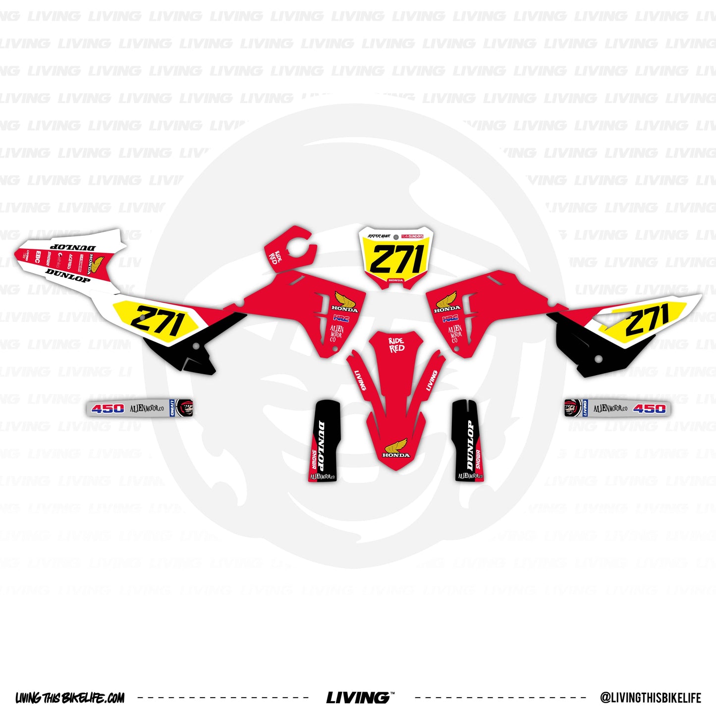 Honda Graphics Kit "Replica 1980"