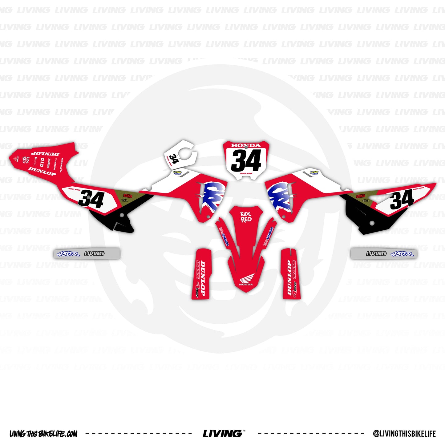 Kit de gráficos Honda "Réplica 1993"
