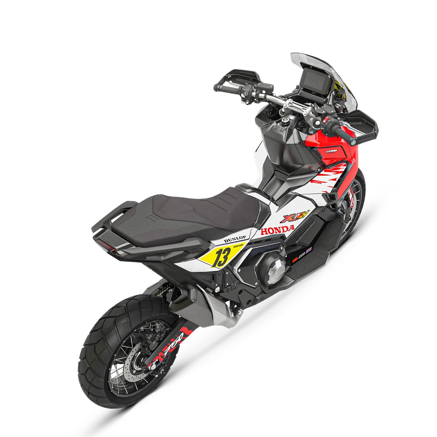Kit graphique Yamaha TMAX « Redline Classic »