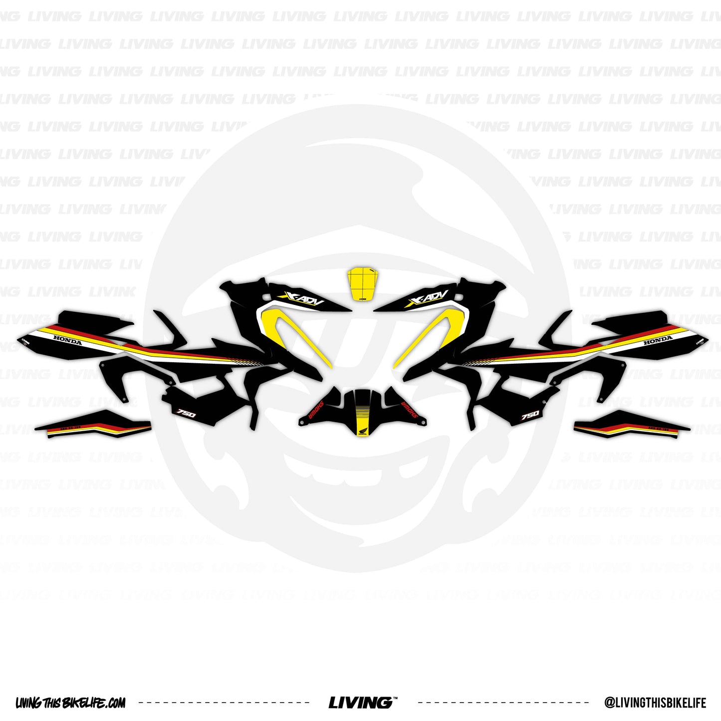 Honda X-ADV Graphics Kit "Urban Flash"