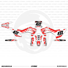 TS Replica Graphics Kit"Flames"