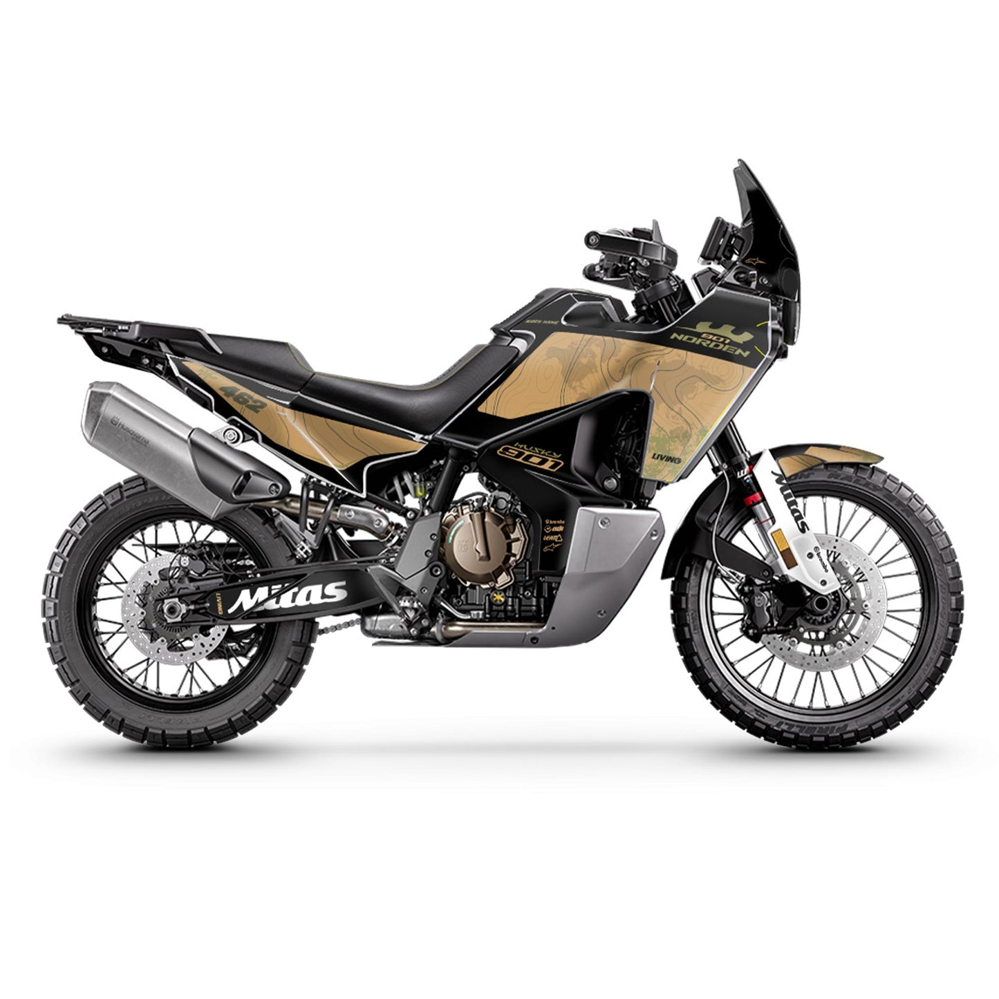 Kit graphique « Worldwide » pour Husqvarna Norden 901 