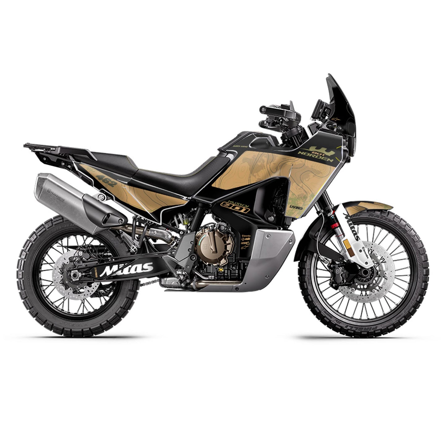 Husqvarna Norden 901 Graphics Kit "Worldwide"