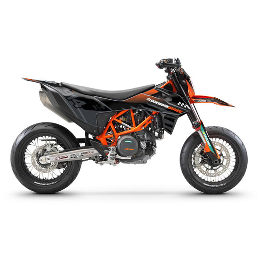 KTM 690 SMC Graphics Kit "Clockwork Orange"