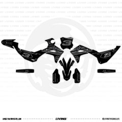 Kawasaki Graphics Kit "Stripes"