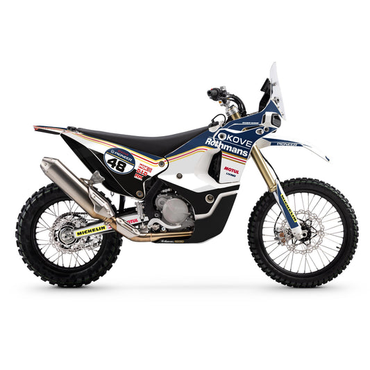 Kove 450 Rally Graphics Kit "Rothmans"