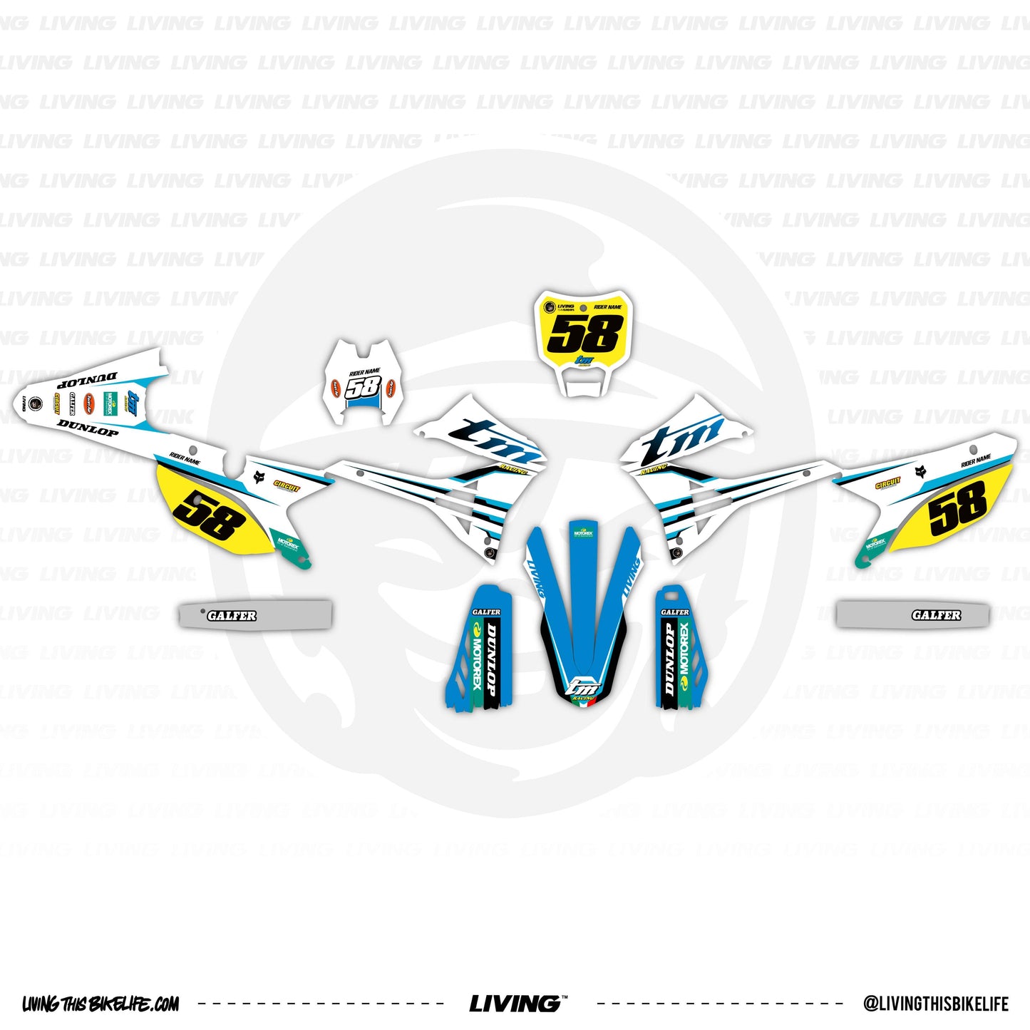 Kit graphique TM Racing « Usine »