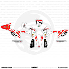 TM Racing Graphics Kit "Red"