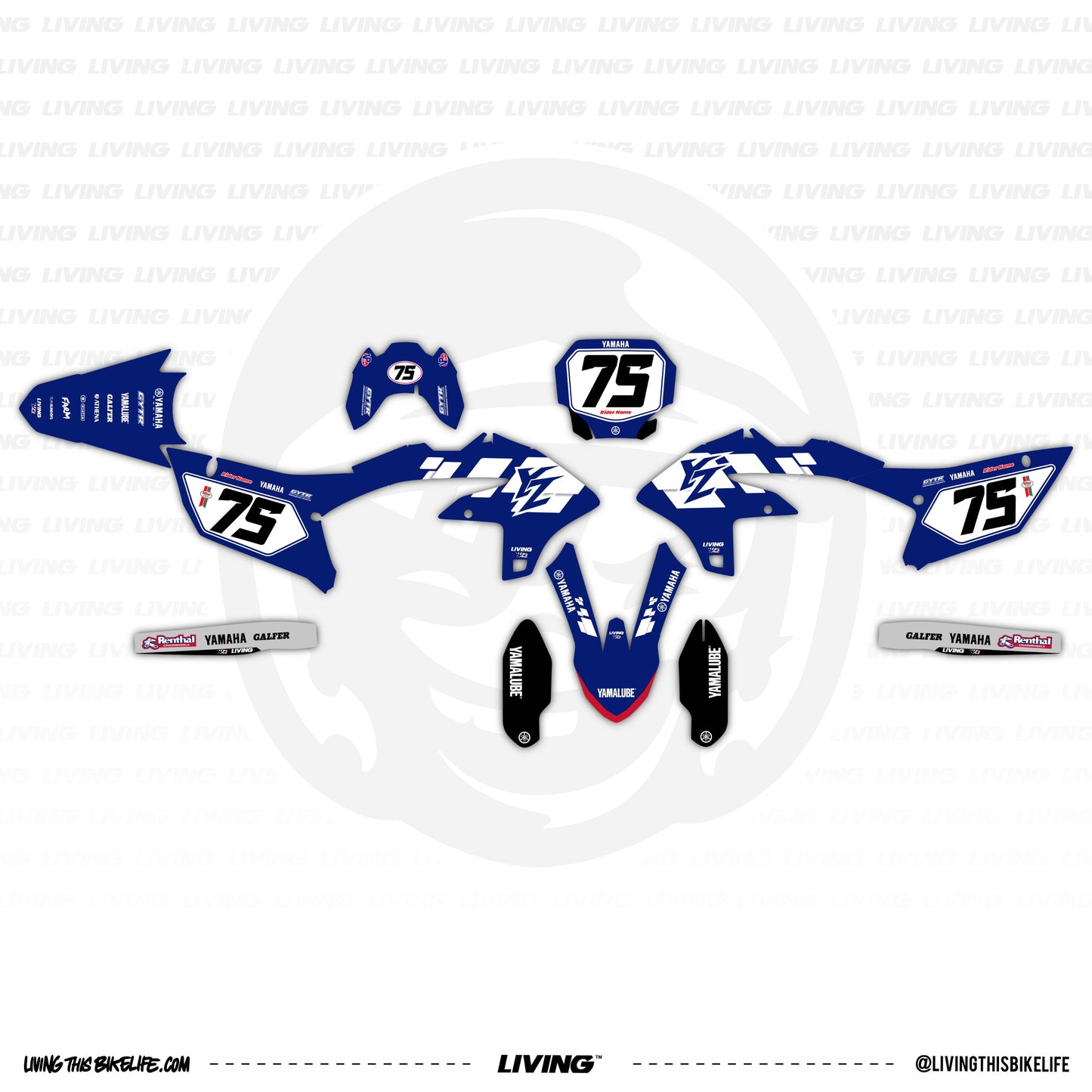 Kit graphique Yamaha « Cobra Retro »