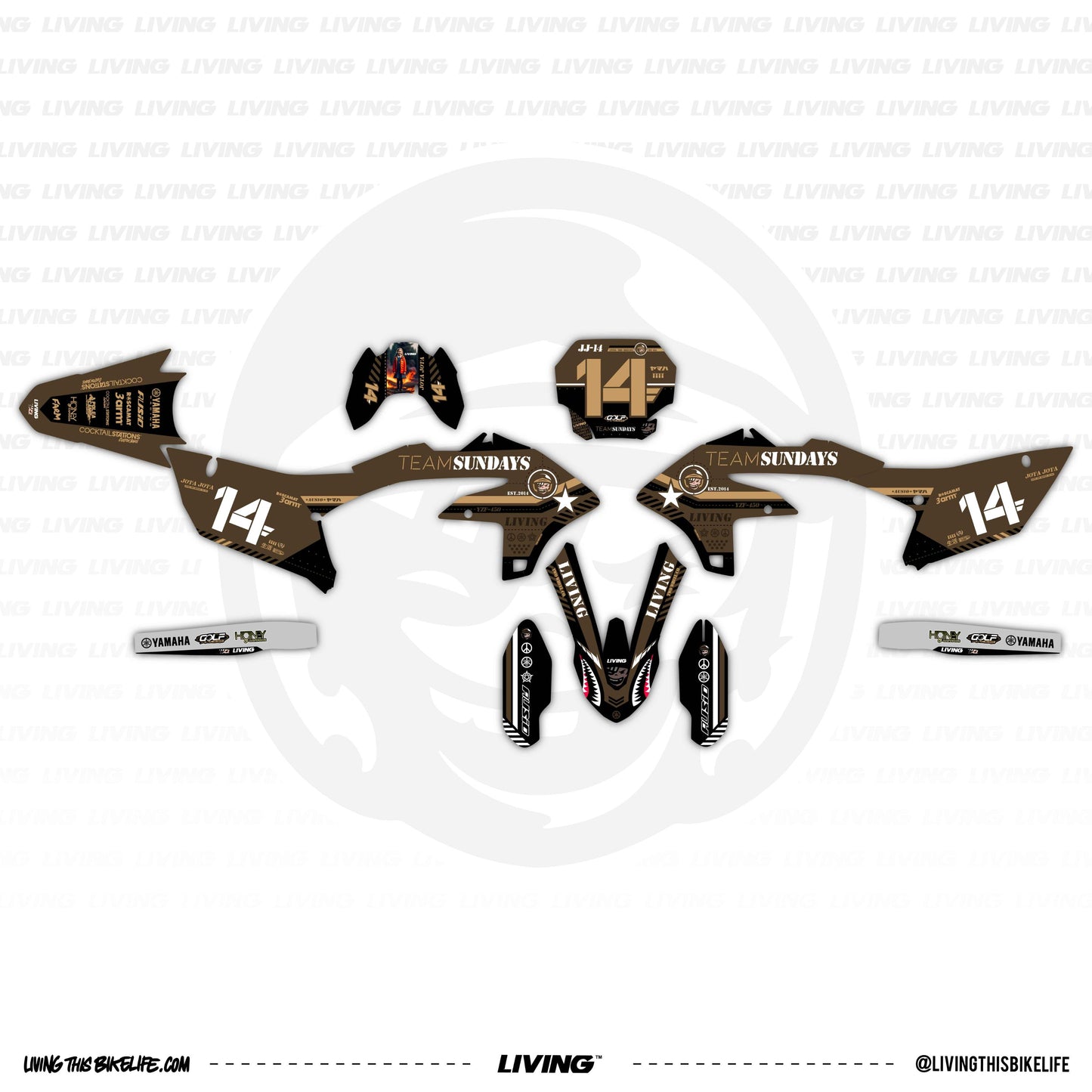 Yamaha Graphics Kit "Sunday Battle"