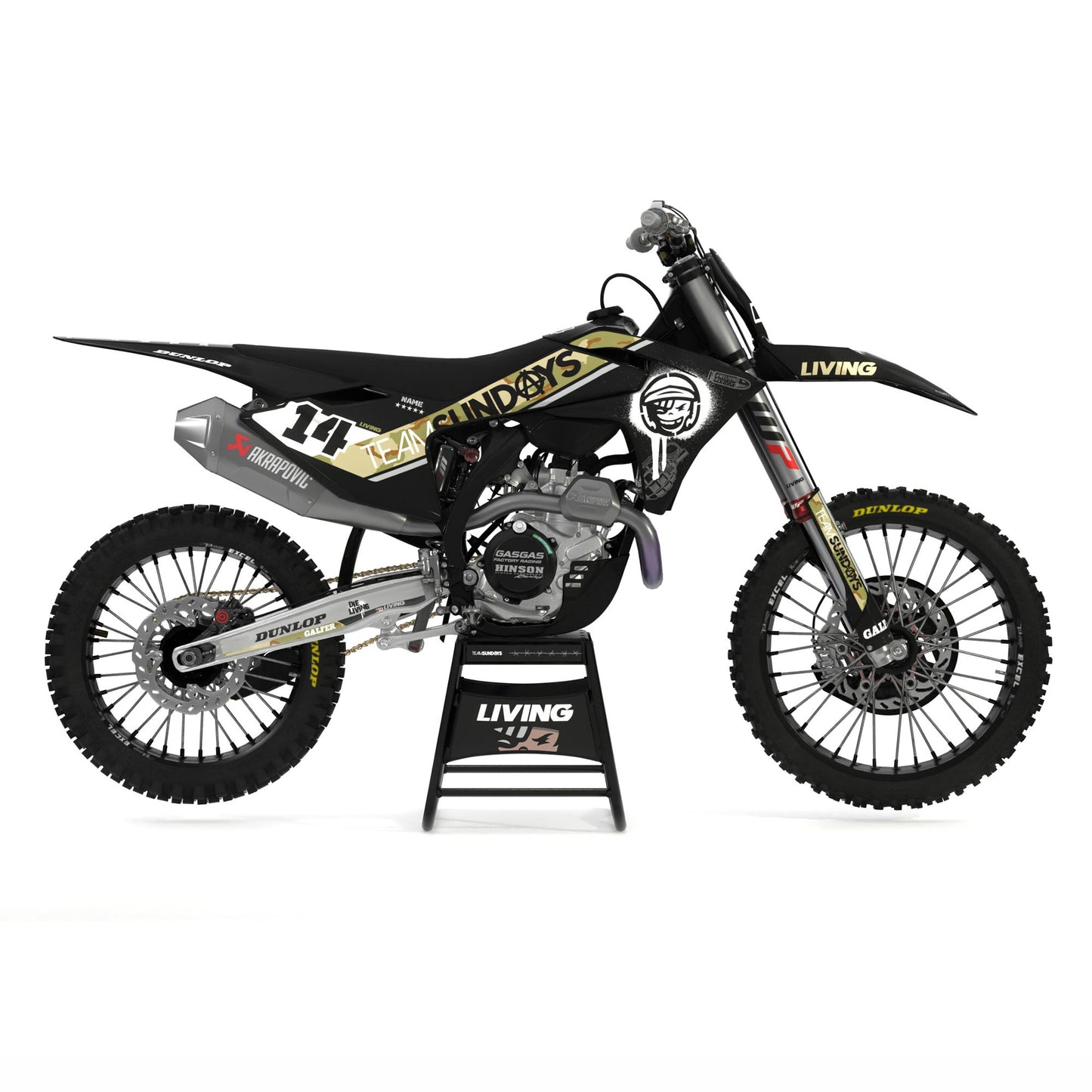 Kit graphique GasGas "TS Replica Camo"
