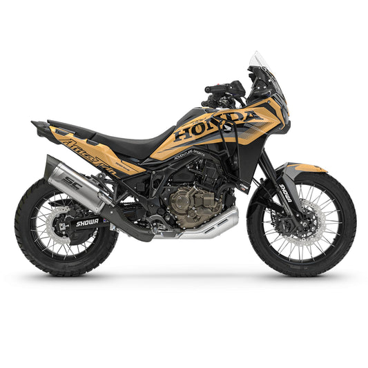 Kit de gráficos para Africa Twin "Fine Line Brown"