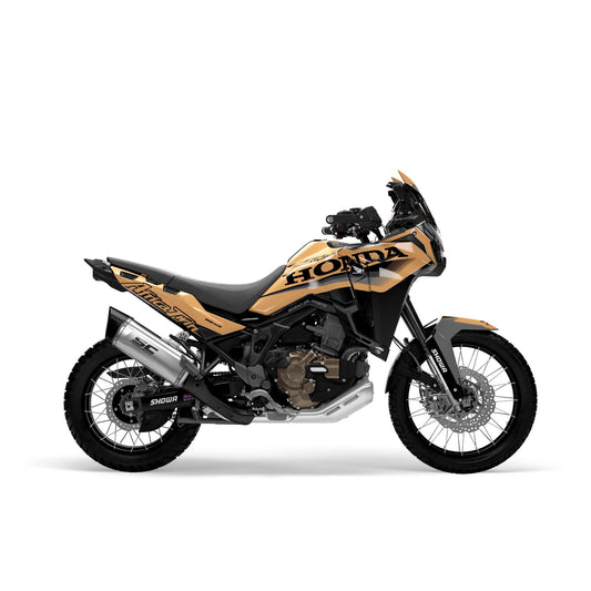 Africa Twin Graphics Kit "Fine Line Brown"