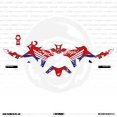 Africa Twin Graphics Kit "Wings Red"