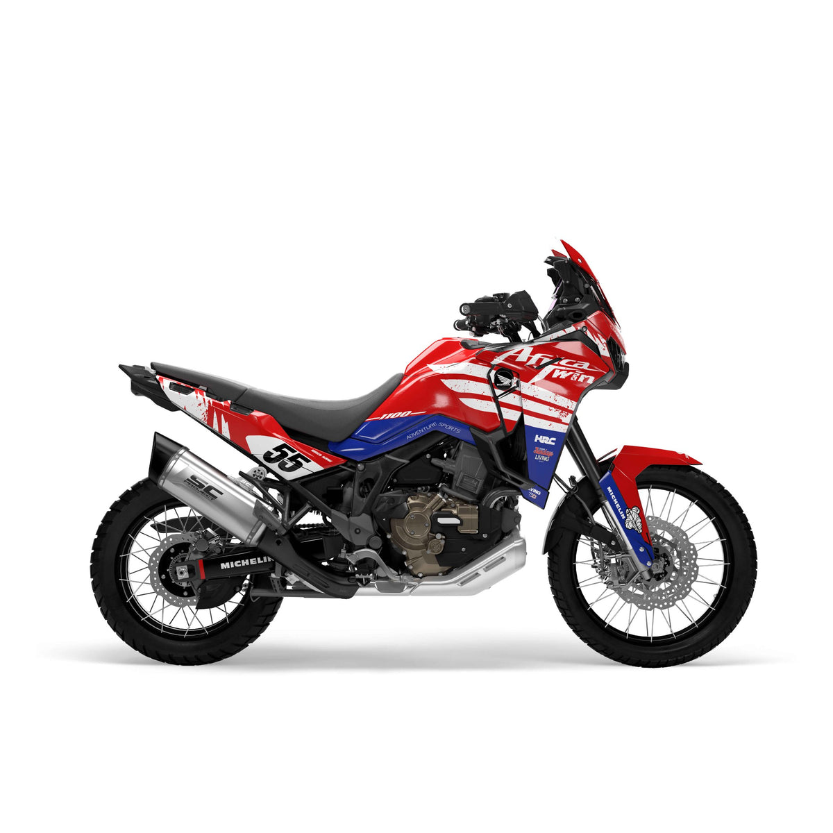 Africa Twin Graphics Kit "Wings Red"