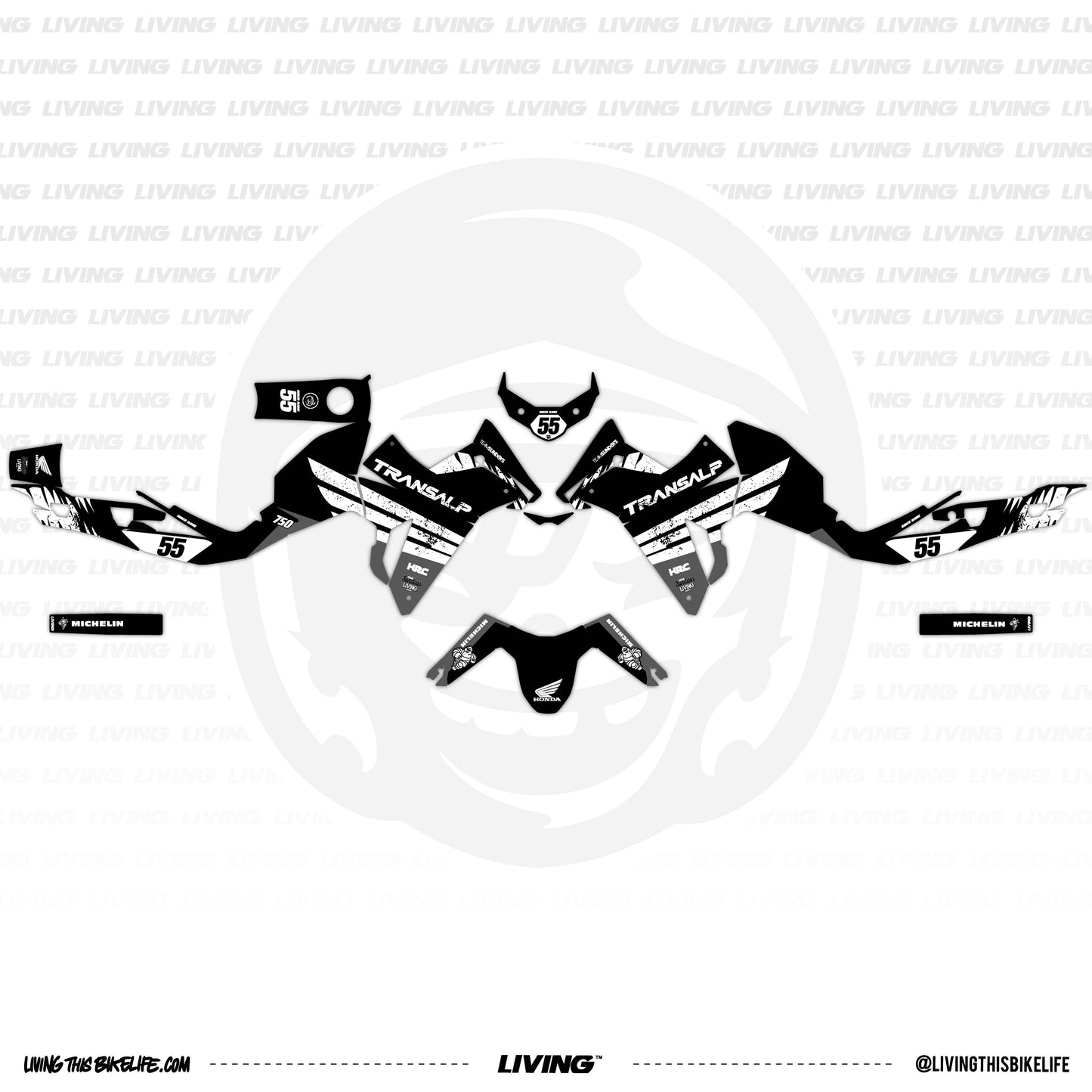 Kit gráfico "Chesterfield" para Yamaha Tenere 700