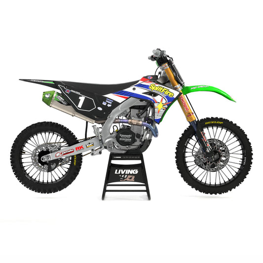 Kawasaki Graphics Kit "Split Fire"