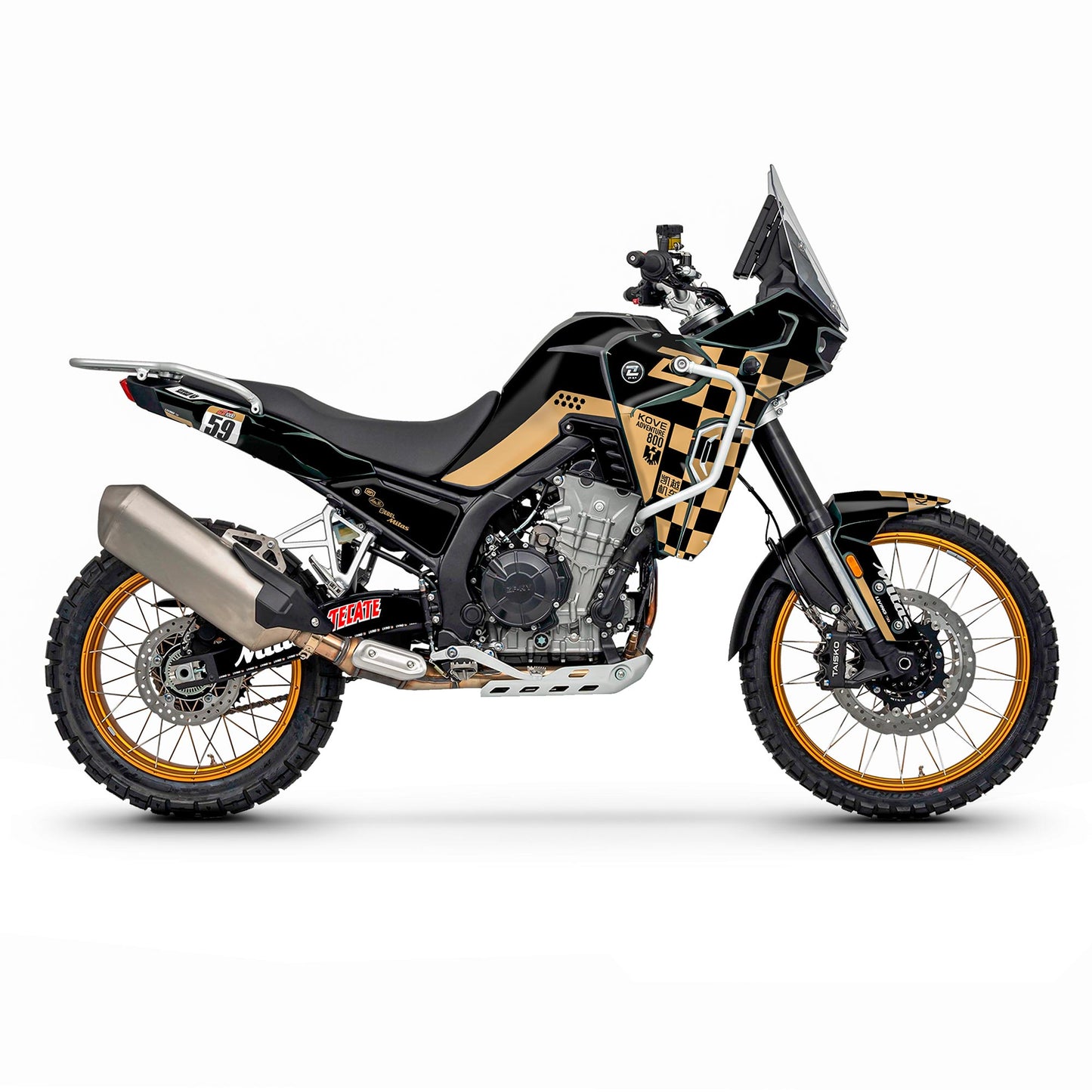 Kit graphique « Tecate » pour Kove Adventure 800X