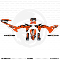 TS Replica Graphics Kit "1LIFE2WHEELS"