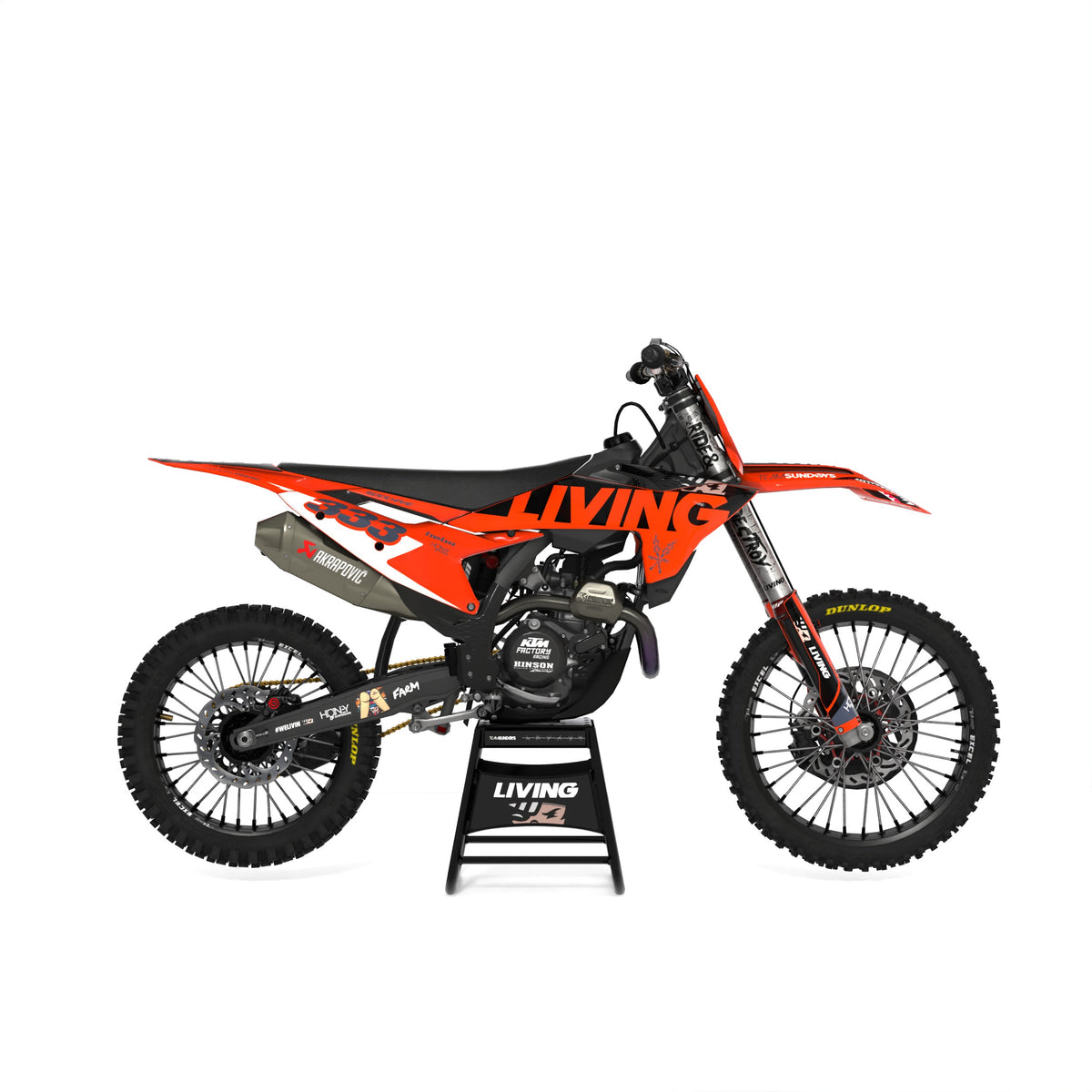TS Replica Graphics Kit "1LIFE2WHEELS"