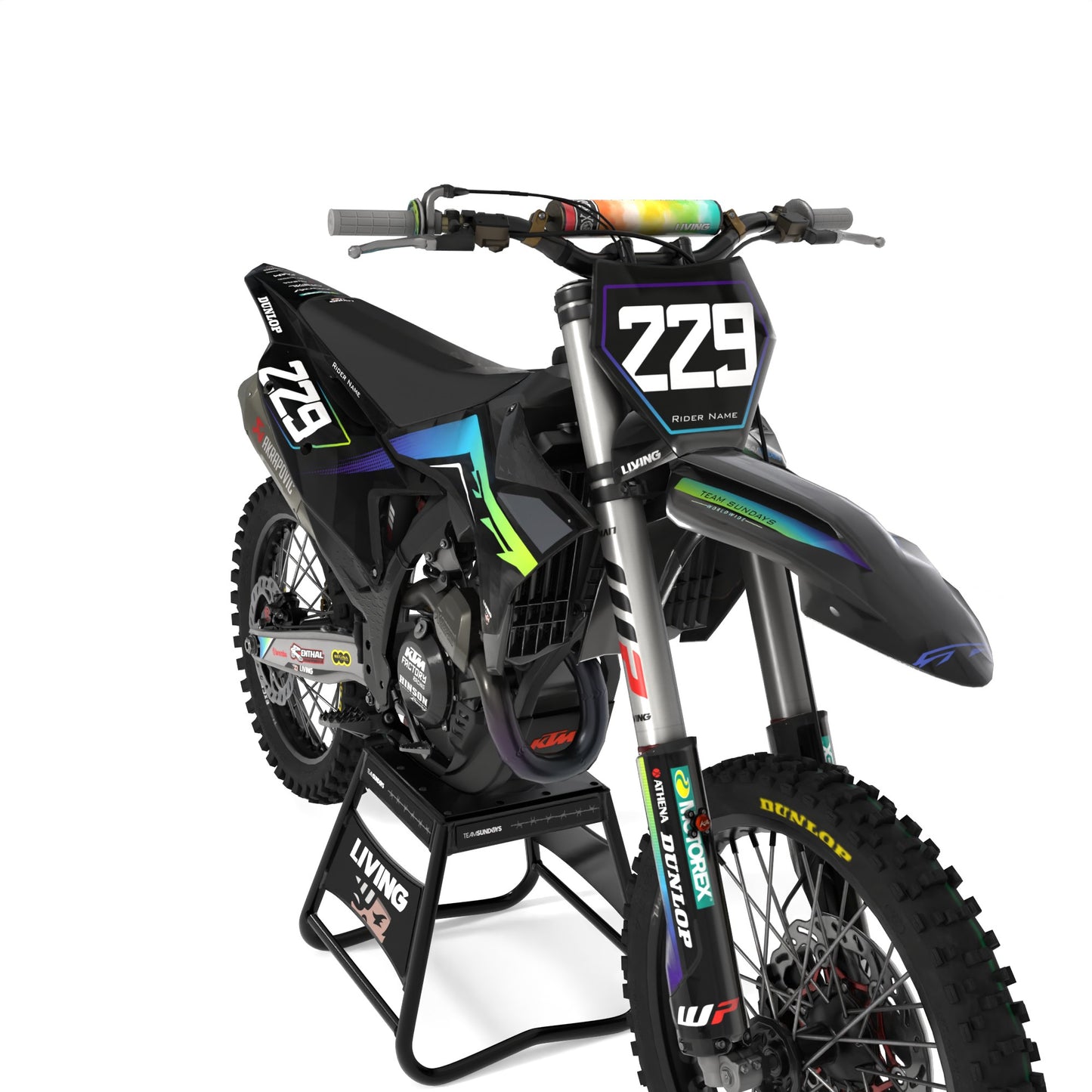 Kit graphique KTM « Arc-en-ciel »