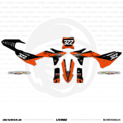 KTM Graphics Kit "Broken"