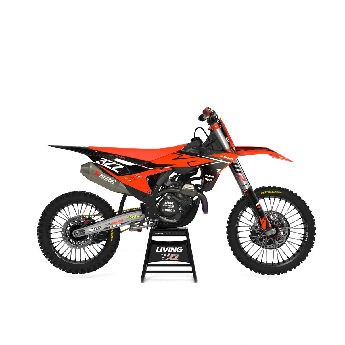 KTM Graphics Kit "Broken"