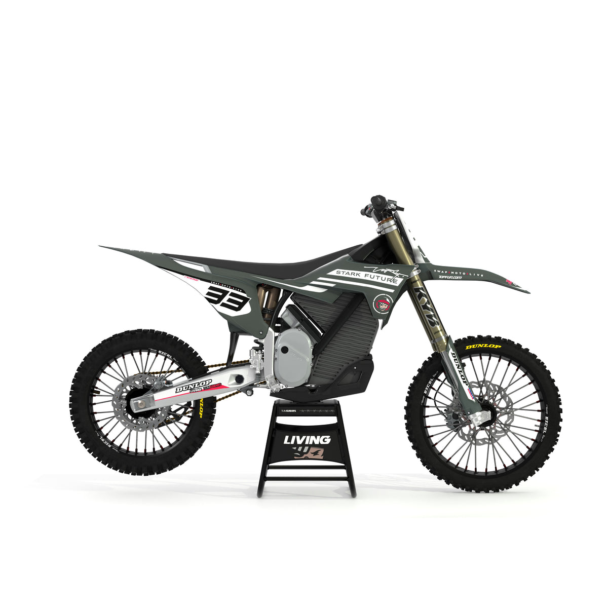 Stark Graphics Kit "Back to the Future Grey"
