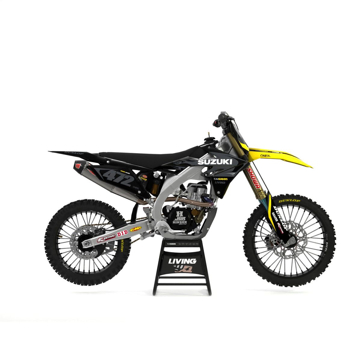 Suzuki Graphics Kit "TS Replica Flames"