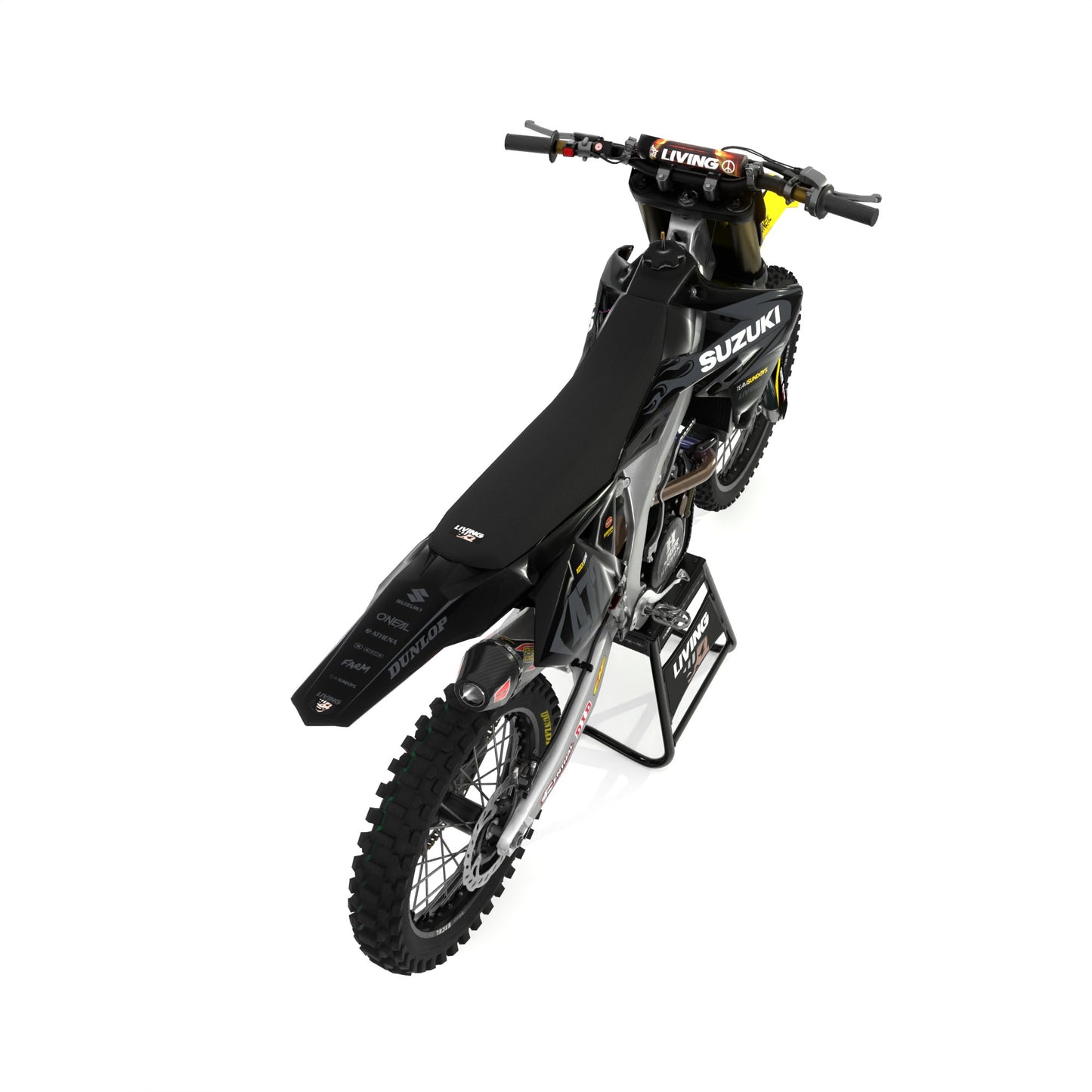 Kit graphique Suzuki « TS Replica Flames »