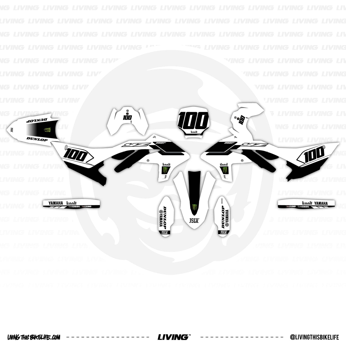 Yamaha Graphics Kit "Blackout"