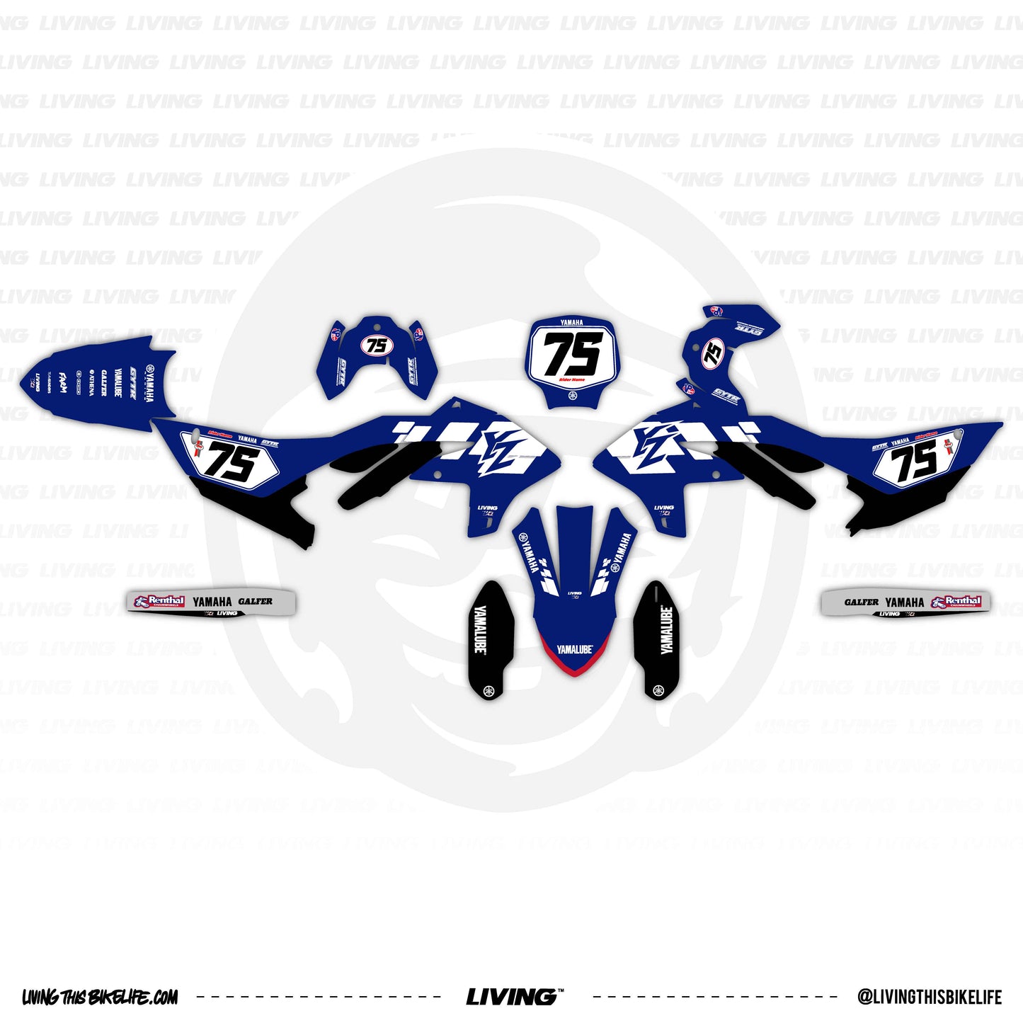 Yamaha Graphics Kit "Cobra Retro"
