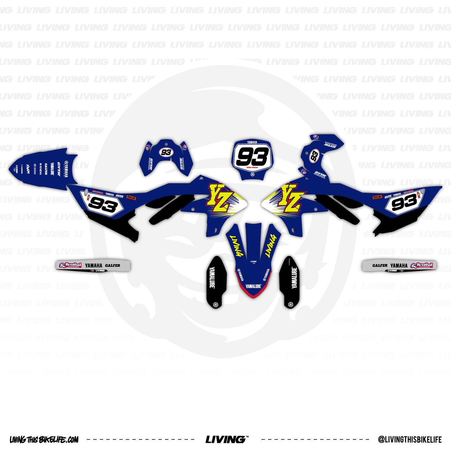 Yamaha Graphics Kit "Replica 1996"