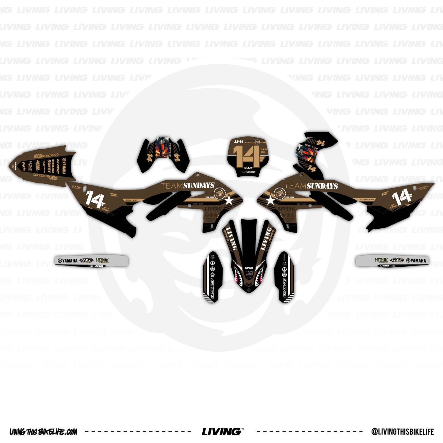 Yamaha Graphics Kit "Sunday Battle"