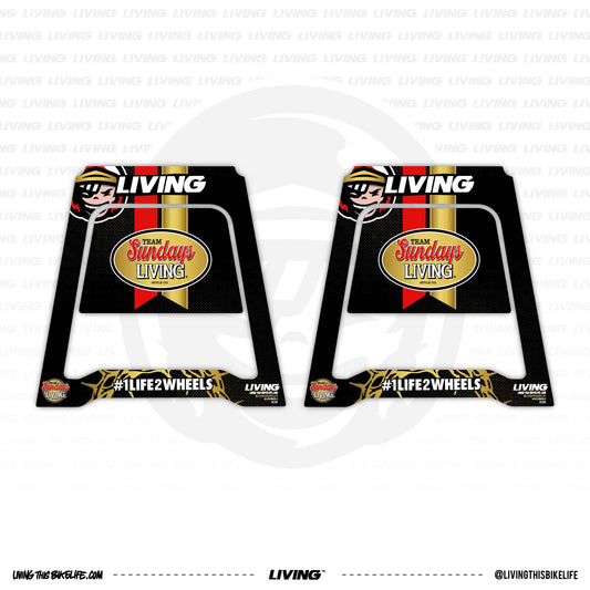 Polisport Stand Graphics Kit "Heritage Gold"