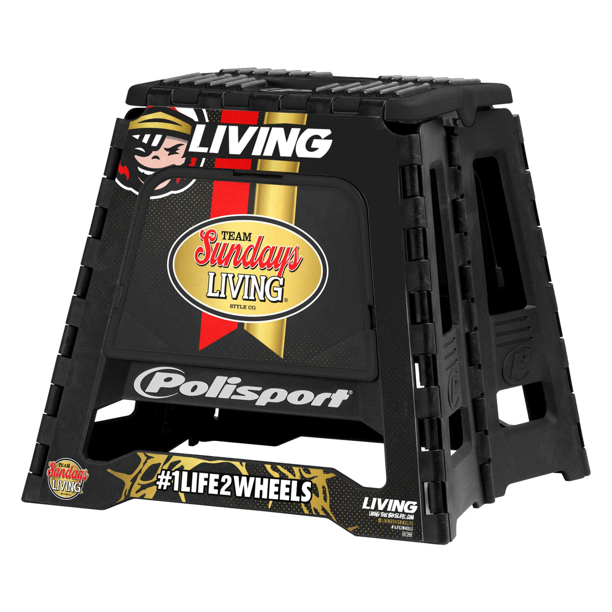 Polisport Stand Graphics Kit "Heritage Gold"