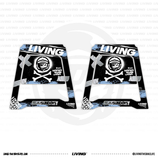 Polisport Stand Graphics Kit "Pirate"