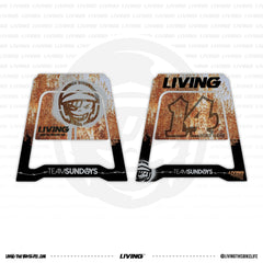 Polisport Stand Graphics Kit "Rust Is Gold"