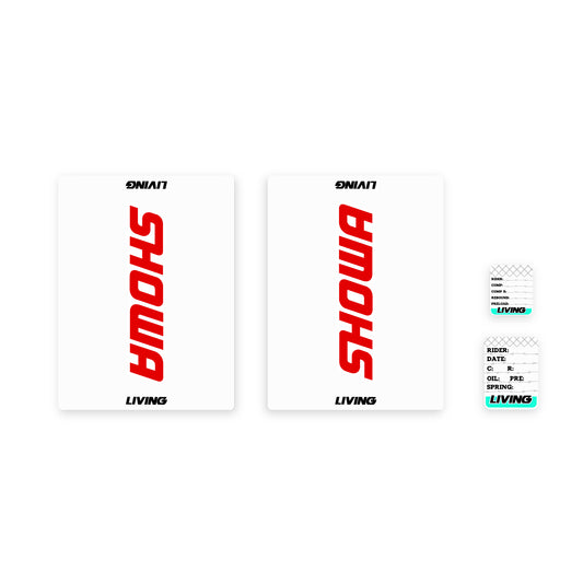 Kit de pegatinas para envolver horquillas "Showa"