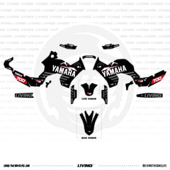 Yamaha Tenere 700 Graphics Kit "Black on Black"