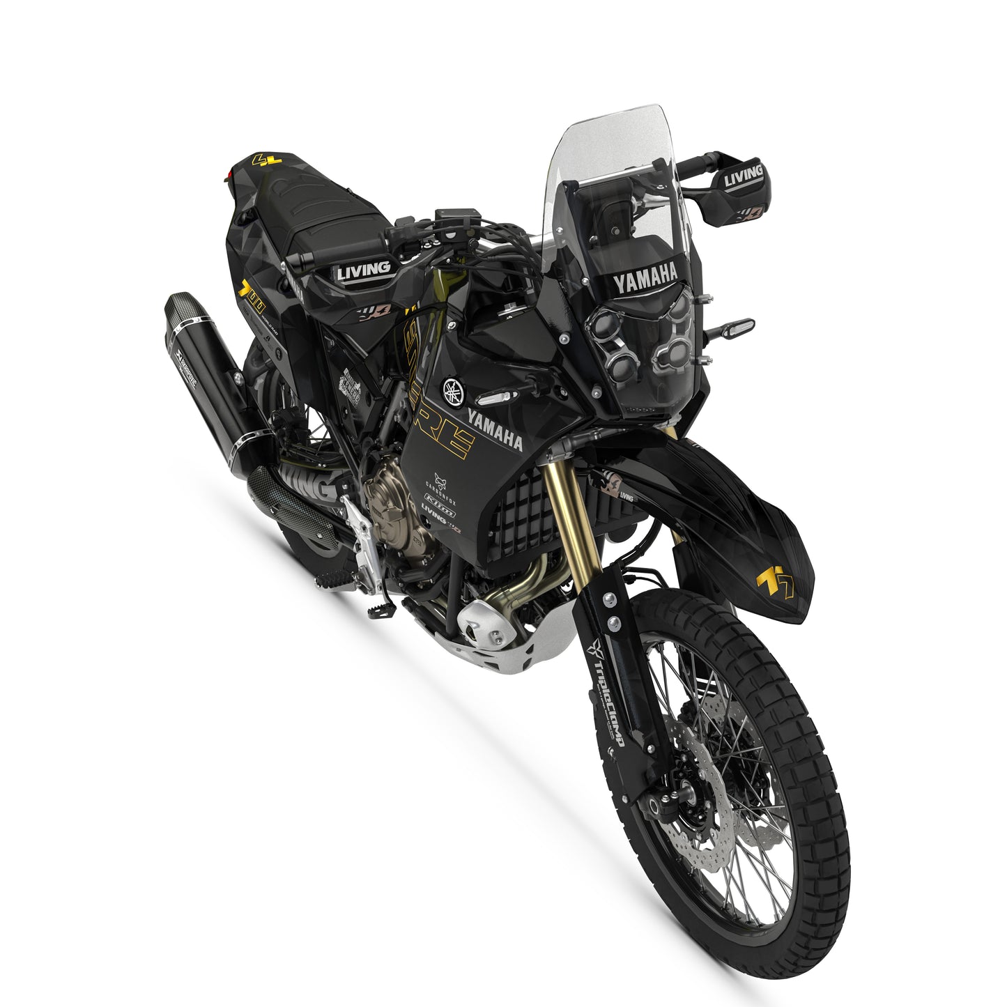 Yamaha Tenere 700 Graphics Kit "Black & Gold Limited Edition"