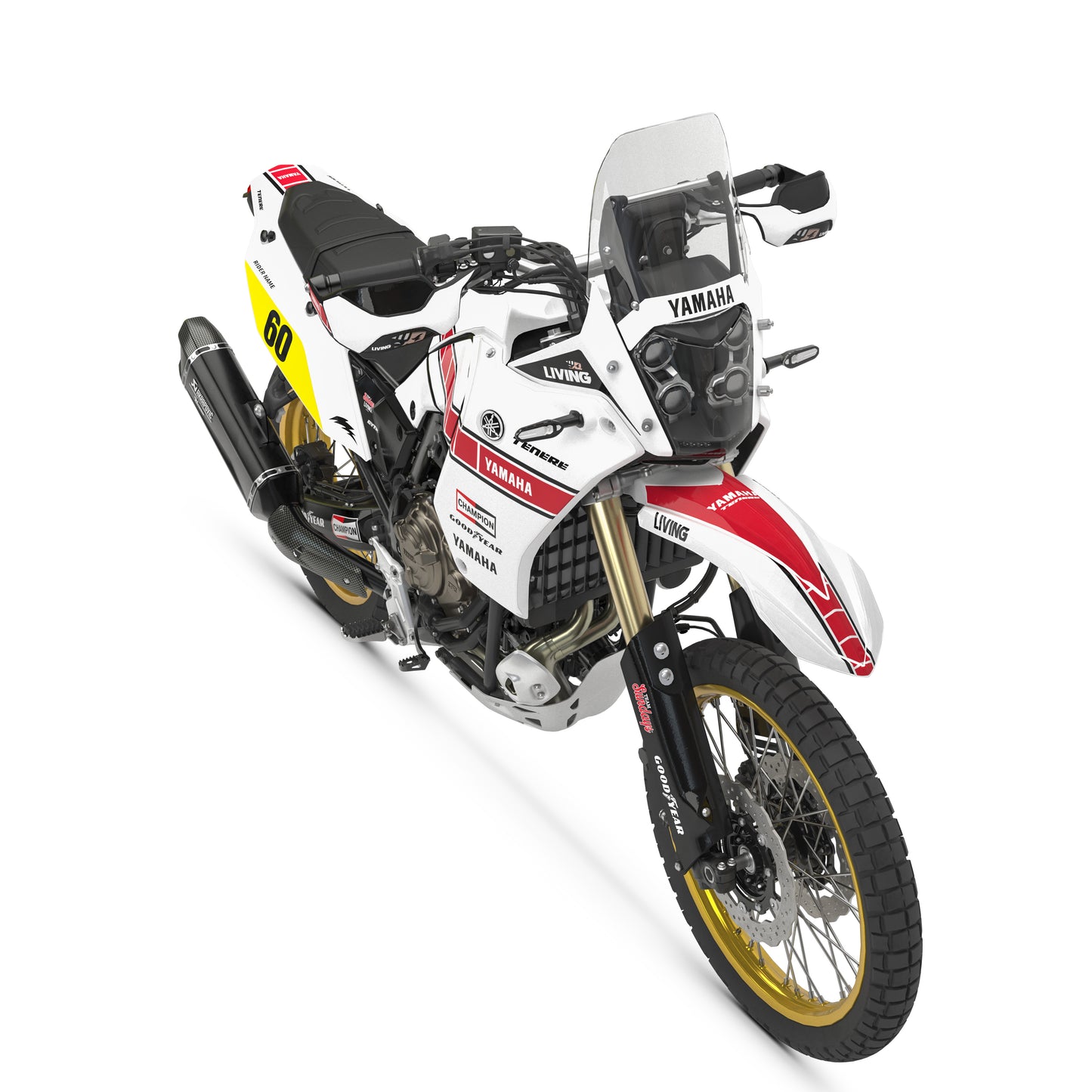 Kit graphique Yamaha Tenere 700 « Anniversary White »