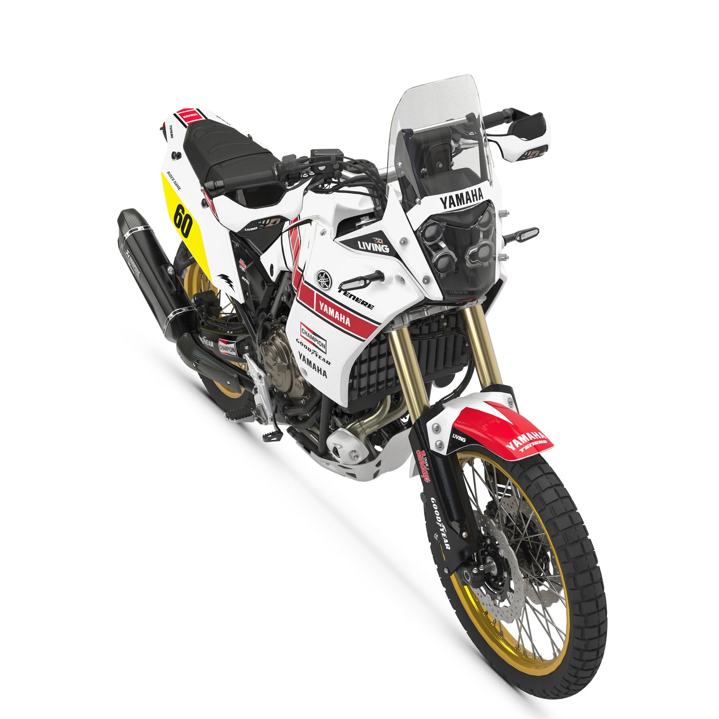 Kit graphique Yamaha Tenere 700 « Anniversary White »
