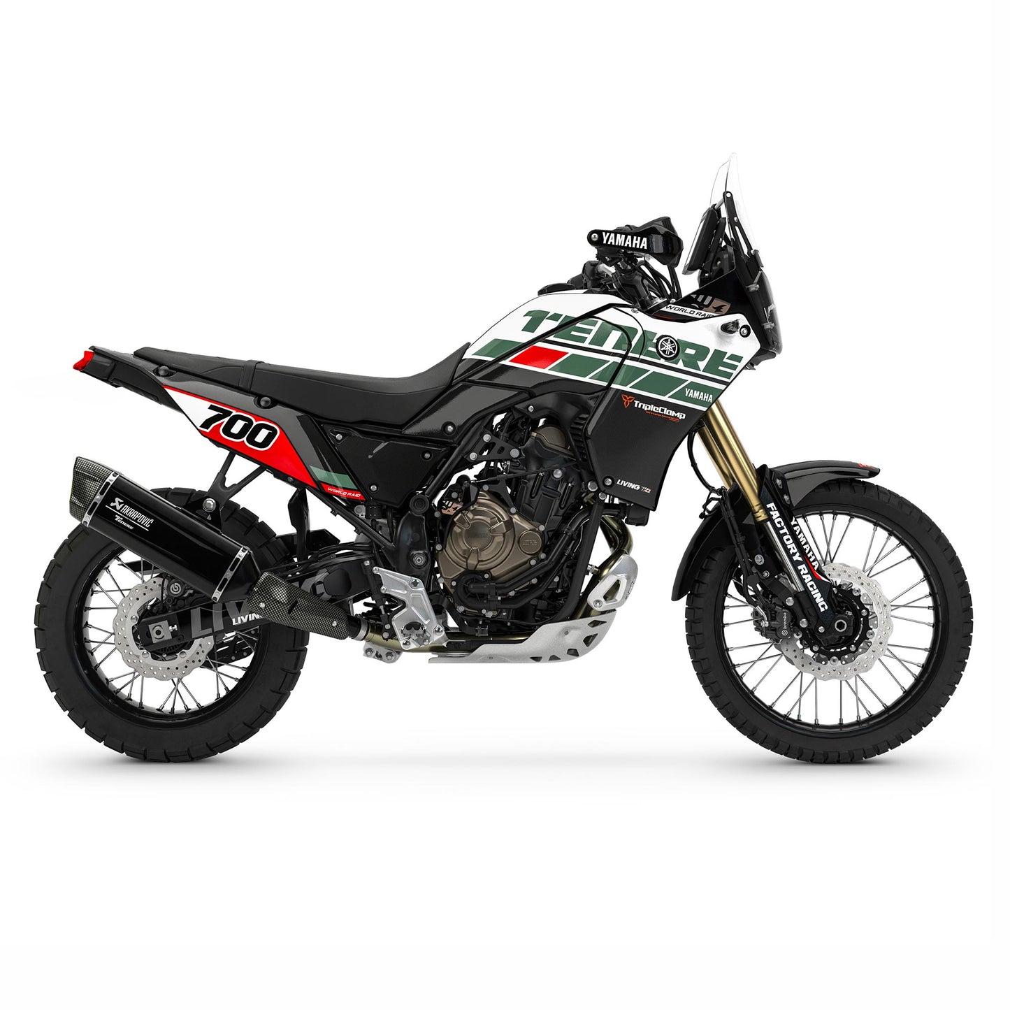 Kit de gráficos de fibra de carbono para Yamaha Tenere 700 