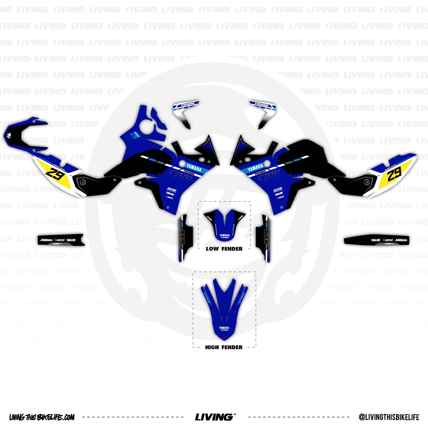 Kit Déco Yamaha Tenere 700 2025 "Hoggar" 