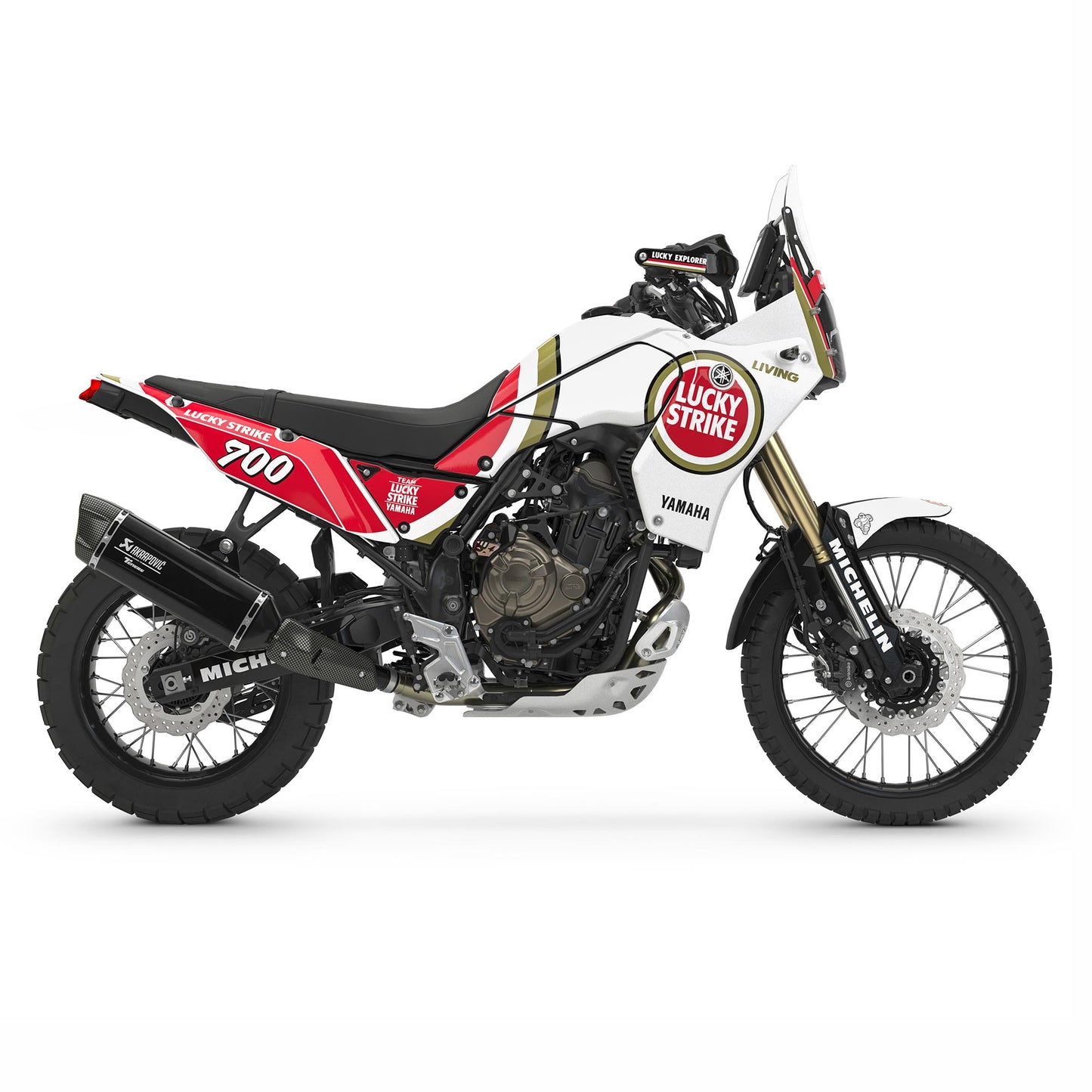 Kit gráfico "Lucky Strike Explorer" para Yamaha Tenere 700