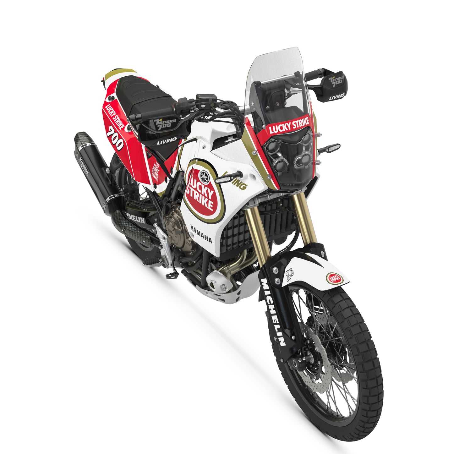 Kit gráfico "Lucky Strike Explorer" para Yamaha Tenere 700
