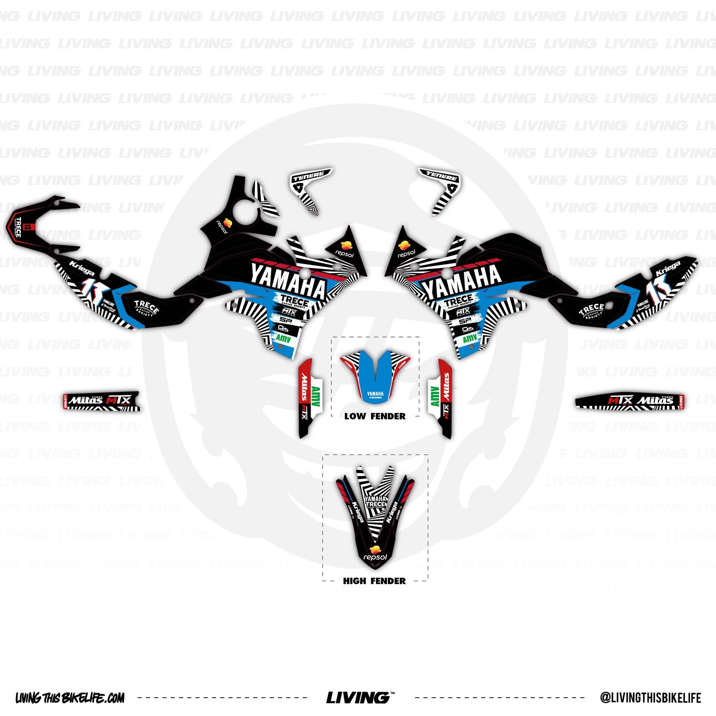 Yamaha Tenere 700 Graphics Kit "Pol Tarres OktoberFest"