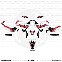 Yamaha Tenere 700 Graphics Kit "Red Classic"