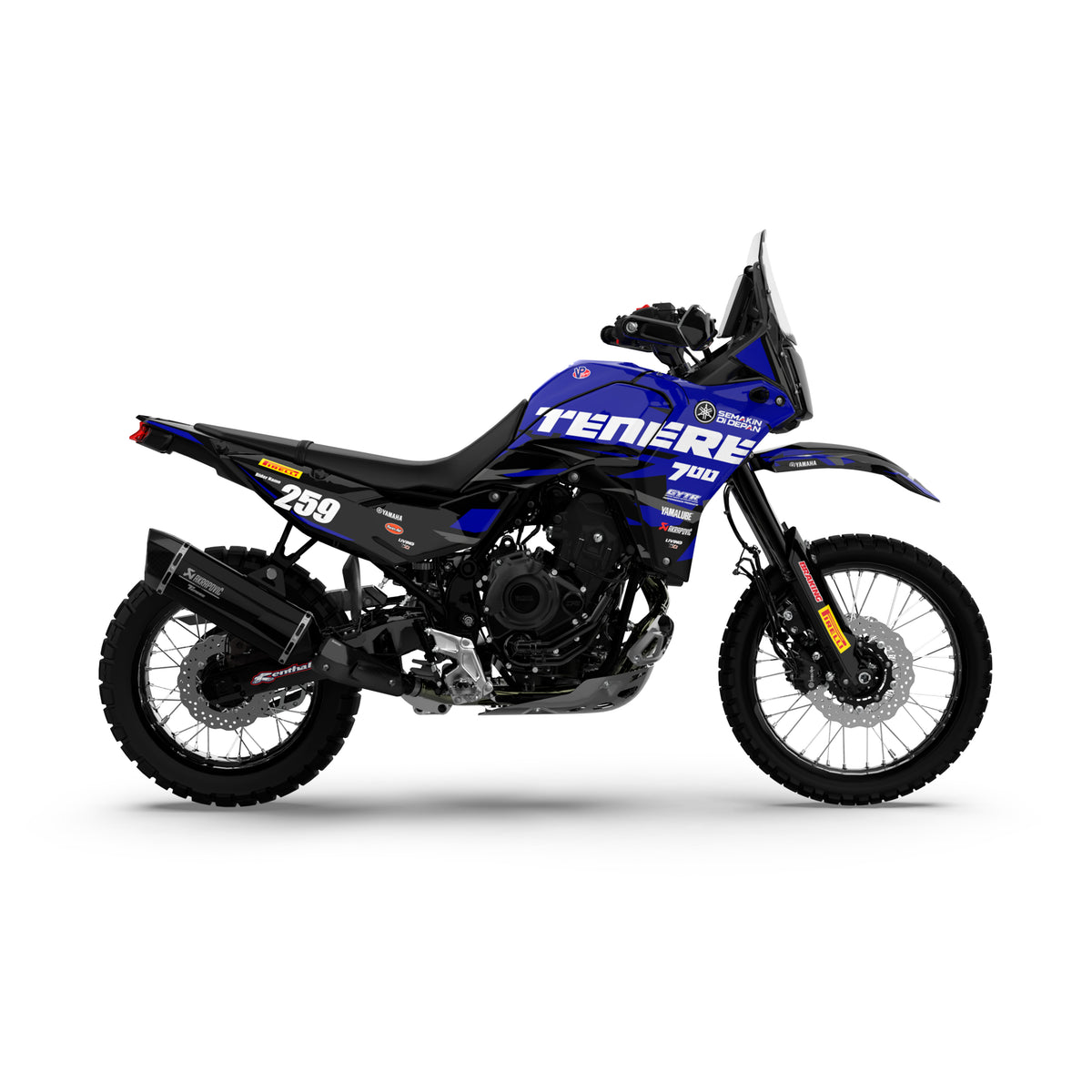 Kit de adhesivos Yamaha Tenere 700 World Raid "Erzbergrodeo"